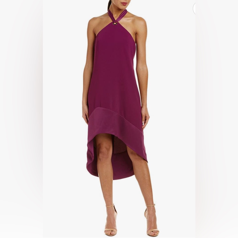 Trina Turk Glow Halter Neck Crepe Dress. Nwot. Size 0.